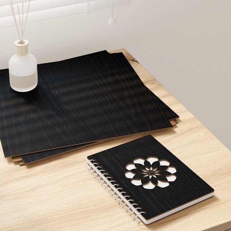 Paneles Decorativos 50 pcs Roble negro 30 x 30 x 0.3 cm