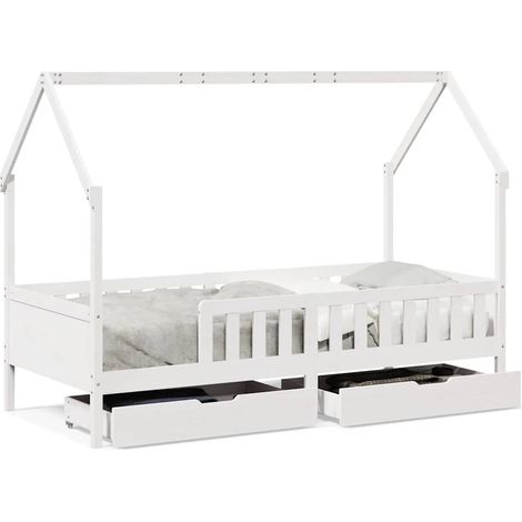 Maison Exclusive - Kinderbett mit Schubladen 90x190 cm Massivholz