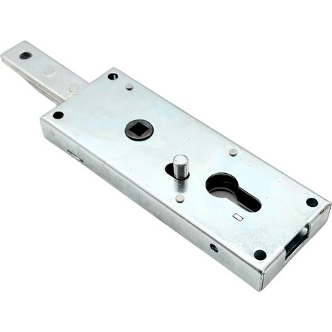 serrure pour basculant/garage sans cylindre entraxe 60 mm (1/2)