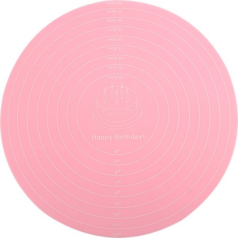 Tapis de cuisson en silicone résistant à la chaleur, avec mesures, antidérapant pour pâtisserie, étalage de pâte (1/5)