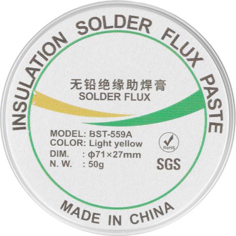 Pâte à souder Flux Colophane Sans Nettoyage 50g Entretien Réparation Électronique Maintenance (1/5)