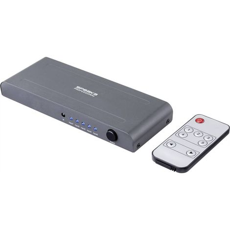 SpeaKa Professional SP-HSW-250 5 ports Switch HDMI UHD 4K @ 60 Hz (1/4)