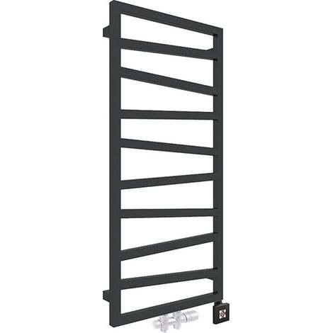 Heizkörper mischbetrieb schwarz - (HxL) 1310x500 mm - 500 Watt - 490 Watt - ZIG1310-500Z8N