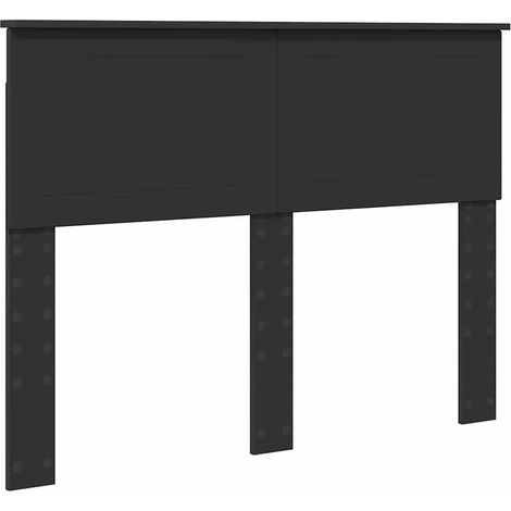 Tête de lit,Décoration murale Chêne noir 135 cm Bois d'ingénierie CFW617634 (1/5)