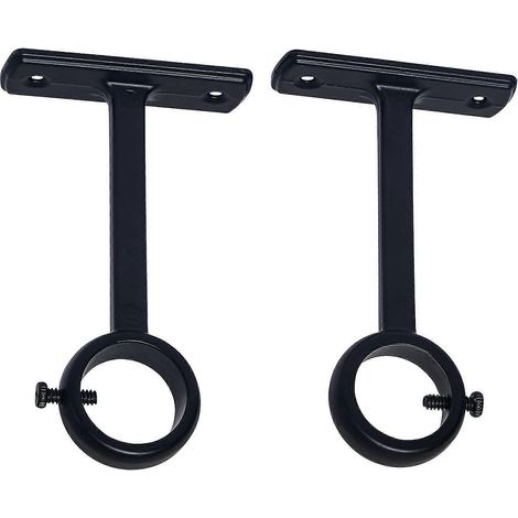 Supports de tringle à rideaux fixés au plafond, robustes, pour tringle à rideaux de 2,5 cm (lot de 1). (1/4)