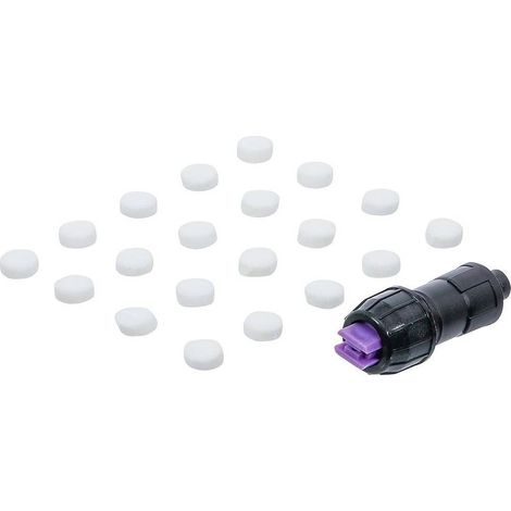 Jeu de Tuyères et Filtres de Rechange 21 pcs - Pour Flacon Pulvérisateur de Mousse à Pompe - Compatibilité Art. 6771 - D-Work (1/5)