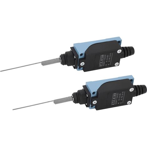 Jeu de 2 fins de course XTZ-8169 à ressort hélicoïdal flexible, interrupteur instantané 250V/380V pour fraiseuses CNC, imprimantes 3D, découpe laser et plasma. (1/5)