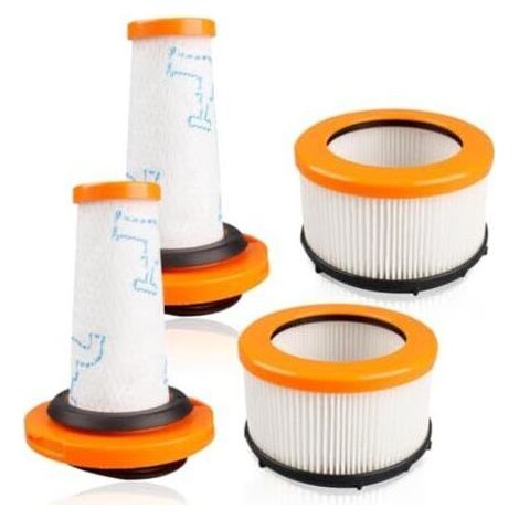 Filtri di ricambio per aspirapolvere Rowenta X-FORCE FLEX 9.60 e X-NANO ESSENTIAL RH20 RH203 RH207: 2 filtri in schiuma + 2 filtri motore (1/5)