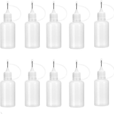 6 Bouteilles de Colle à Embout Aiguille 30ml pour Quilling DIY et Travaux Papier (1/5)