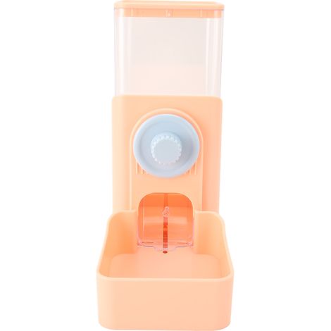 Distributeur Automatique de Nourriture pour Chats et Chiens, Grande Capacité Anti-Fuite, Design Élégant en Rose (1/5)