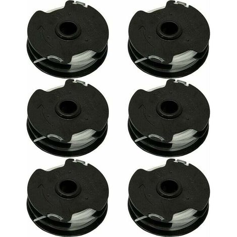 Lot de 6 bobines de rechange pour débroussailleuse sans fil Parkside PRTA 20 Li C3 IAN351753