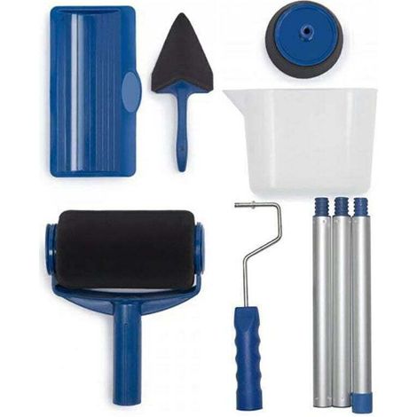 Nahtloses Farbroller-Set Runner Pro zum Streichen von Wänden, Türen, Böden, Decken, Dächern oder anderen großen Flächen, keine Vorbereitung, kein Schmutz (6-teilig) (1/4)