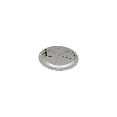 Ventilations rondes en acier inoxydable Grille de ventilation Reglable Rond Évent d'Aération Grille Évent à persiennes en acier inoxydable pour Fumeur,Camping-Car,Maison,Yachts Diamètre 125mm,1 pièce (1/4)