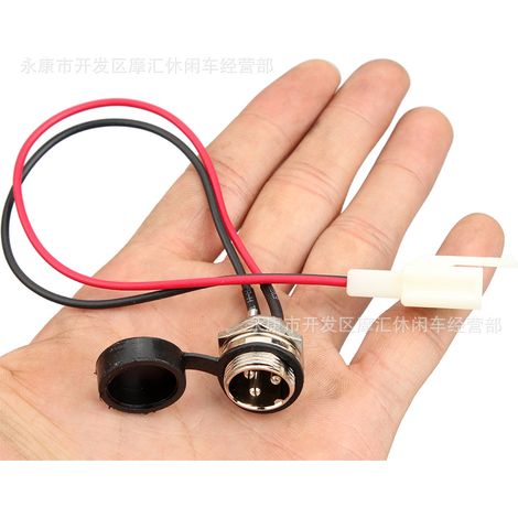 Mini motorcycle/scooter/E-Bike electric tricycle/mini four-wheeled vehicle charging equipment cable connector (1/4)