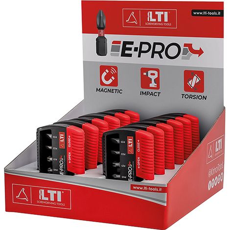 ESPOSITORE DA BANCO PORTAINSERTI 'E-PRO' dimensioni espositore mm. 150x40x195