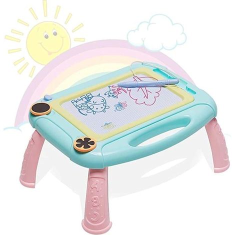 Jouets pour filles de 1 à 2 ans, tableau à dessin magnétique, jouets pour enfants filles garçons, cadeaux de Pâques pour enfants, (1/5)