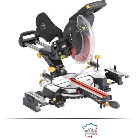 FP – Scie à onglet radiale 1600W – Lame Ø254mm 60 dents – Alésage 30mm – Vitesse 4800 tr/min – Éclairage LED et visée laser (1/10)