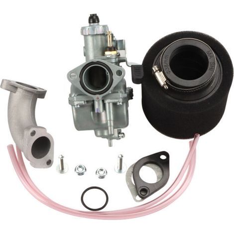 Kit Carburateur PZ26 Compatible Motos 110-140cc, Diamètre 22mm, avec Câble et Durites (1/3)