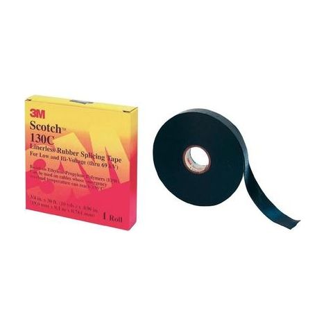 3M SCOTCH 130C NASTRO ISOLANTE, 19 MM X 9.1 M, 1 ROTOLO, NERO