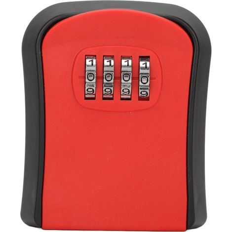 Boîte rangement clés à code murale ABS 4 chiffres imperméable pour 5 clés (1/5)