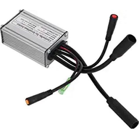 36V/48V E-Bike-Controller, 9 Röhren, wasserdichter 15A-Stecker, für 36V/48V 250W Bürstenmotoren