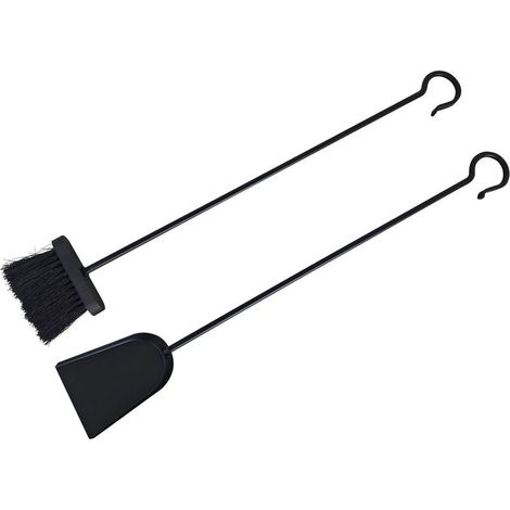Kit de nettoyage de cheminée - Balai et pelle à cendres (1/5)