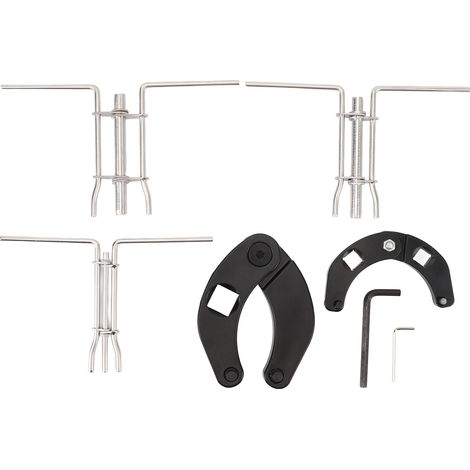 Clé à écrou à glande réglable 1266 7463, grand et petit jeu d'outils pour cylindre hydraulique Bobcat