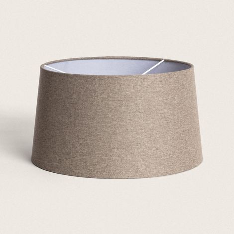 Paralume Lampada Lino Trude Grigio (1/2)