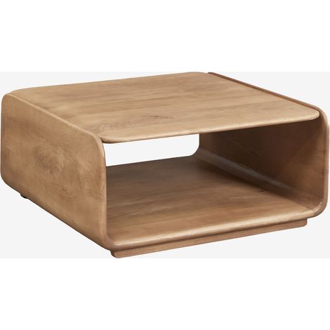 SKLUM Tinsley quadratischer Couchtisch aus Holz  110 x 110 cm            Mango-Holz                     