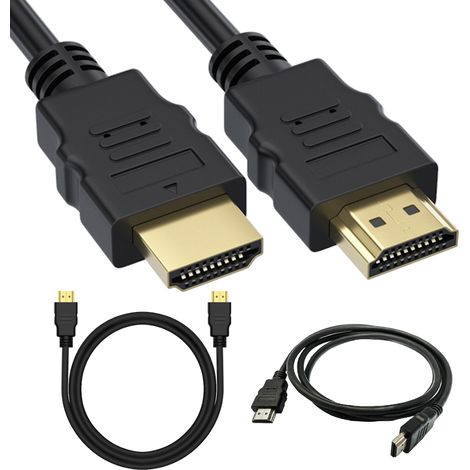Cavo HDMI 150 cm 1.4 Full HD 5 Gbps 1,5 m Ultra Cavo per TV LED HQ Solido (1/5)
