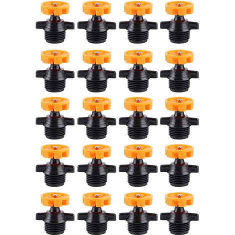 Boquilla de Riego Ajustable, Plástico UV Resistente, Montaje sin Herramientas – Ideal para Invernadero y Jardín (1/5)