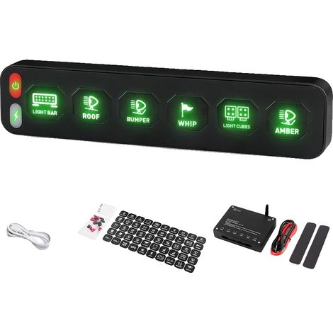 Pannello di controllo wireless, funzionamento multigruppo, design impermeabile, 6 moduli wireless (1/2)