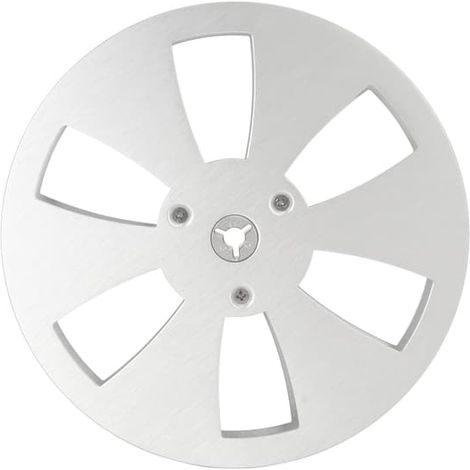 Bobine vierge 1/4 7 pouces en alliage d'aluminium, 6 trous, pièce de machine d'ouverture de bobine vierge pour bande audio (1/5)
