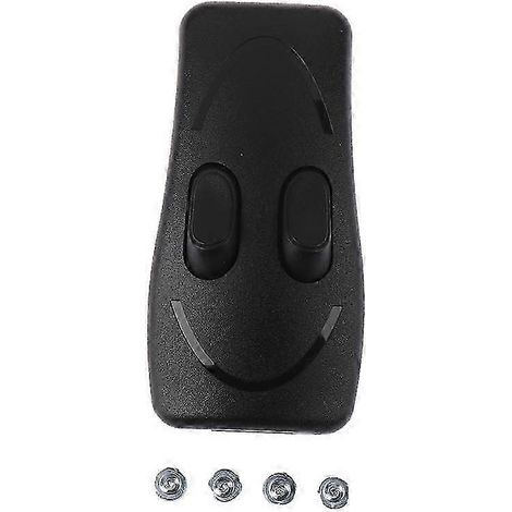Lampe à double commande, lampadaire, lampe de table, interrupteur à bouton-poussoir noir (1/5)