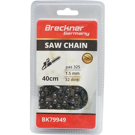Catena per motosega, passo 325, 32 denti, 1,5 mm, lunghezza 40 cm Breckner Germany (1/4)
