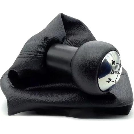 Pommeau Voiture pour Peugeot 307 Pommeau Voiture 5 Vitesses Pommeau De Levier Vitesse Soufflet Couvercle Coffre Bâton Leviers Vitesse