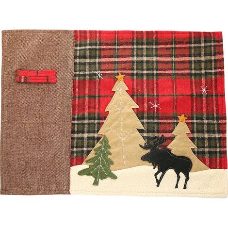 Tischset, Weihnachts-Platzset, farbecht, ideal als Grillgeschenk (1/5)