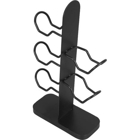 Supporto per cuffie e controller da gioco a 3 livelli, nero, ad accesso rapido e con fissaggio sicuro per una scrivania organizzata. (1/5)