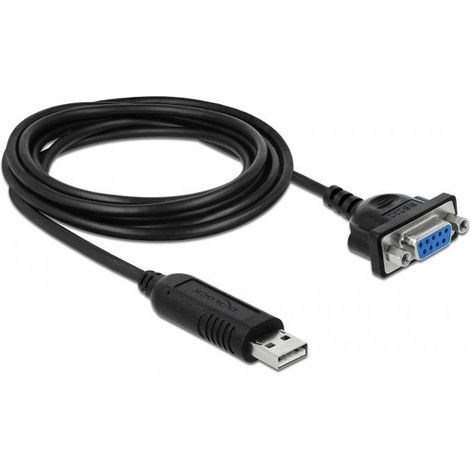 Delock USB 2.0 Adaptateur [1x USB 2.0 type A mâle - 1x série (9 pôles)] 66281 1.8 m (1/3)