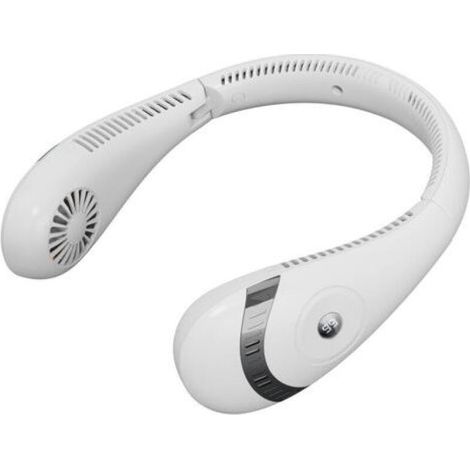QORVA Ventilateur tour de cou sans fil 3 vitesses sans pales Ventilateur pliable portable rechargeable (1/5)