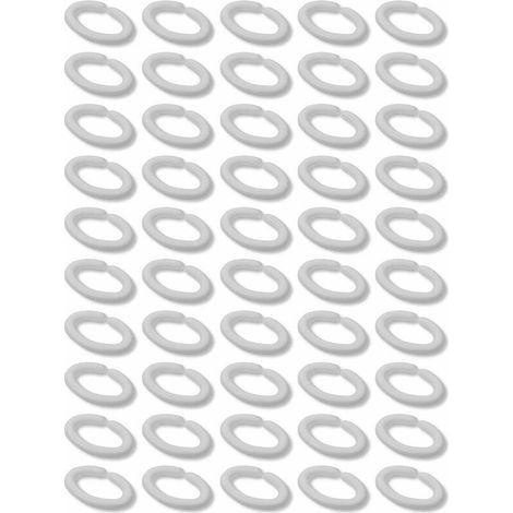 Lot de 50 anneaux anti-picage 10x15mm – Pour jeunes volailles – Non douloureux et sans gêne pour la croissance – Accessoire poulailler