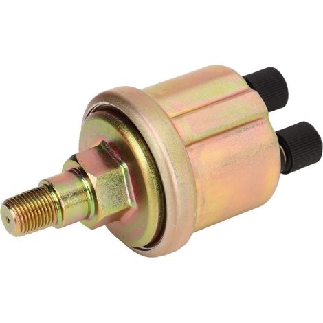 Capteur de pression d'huile VDO 1/8 NPT, sonde de pression d'huile 0-10 bar, accessoires pour groupe électrogène diesel, double tête, finition or mat, VDO-H-1/8, haute qualité (1/5)