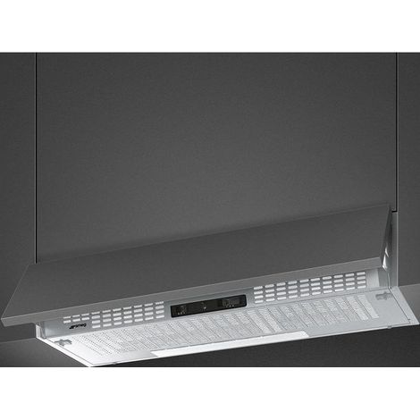 Smeg KSEIR92SE2 hotte Semi-intégrée (semi-encastrée) Argent 225 m³/h D (1/2)
