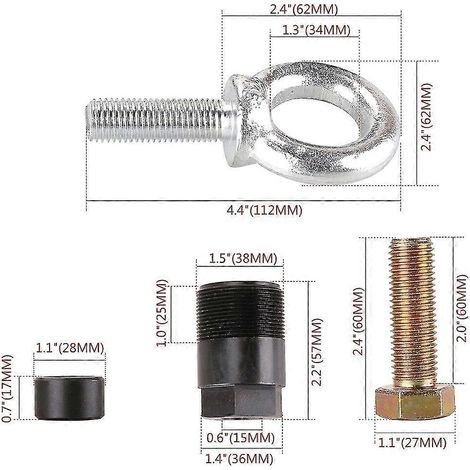 Pour extracteur de volant moteur Mercury Mariner : anneau de levage 91-849154T1 et œillet de levage 91-90455-1 (1/5)