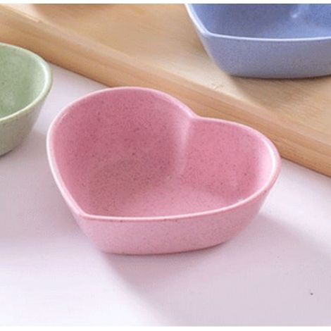 Pot à épices en forme de cœur, multifonctionnel, sûr, en polypropylène, pour la cuisine, sel, ketchup, sucre, vinaigre (1/5)