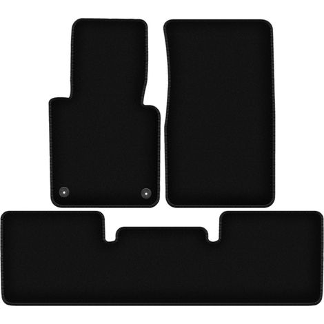 Alfombrillas de terciopelo negro BASIC para Mercedes G W461 todoterreno (1978-2008) (1/5)