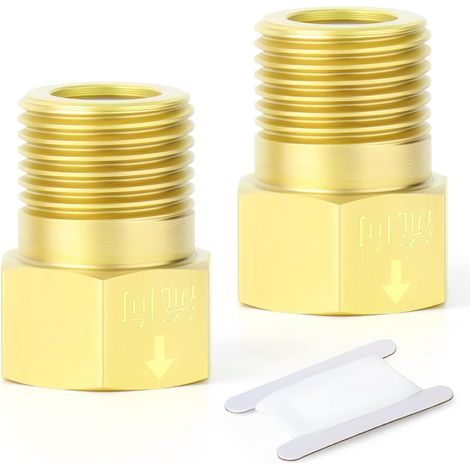 2pièces vanne de retenue en laiton 1/2" femelle à 1/2" filetage mâle, prévention du reflux, vannes de retenue à sens unique non retour (1/5)