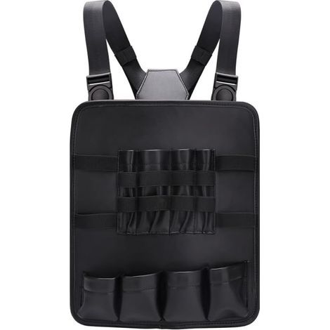Sac de coiffeur avec bandoulière réglable – sac de coiffeur pratique pour les coiffeurs, offrant un accès rapide et un design ergonomique. Dimensions : 30 x 20 x 2 cm. (1/5)