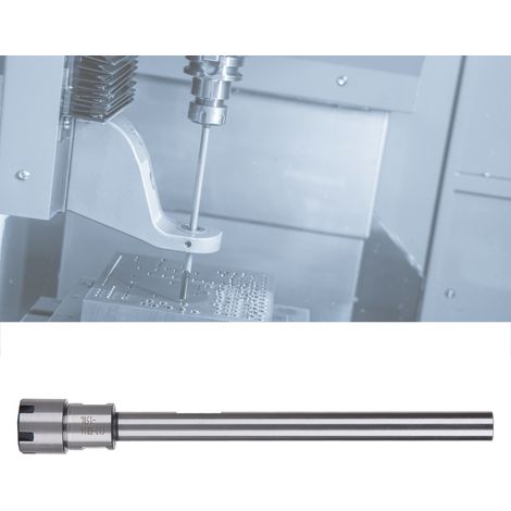 Porte-pince ER16M-150L, mandrin à queue droite pour fraiseuse CNC, rallonge pour tour, tige C12 (1/5)
