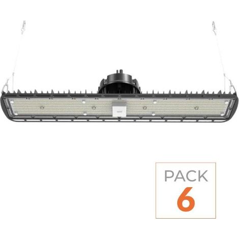 Pack de 6 - Suspension LED industrielle linéaire 150W/200W/250W (1/5)